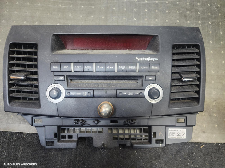 2007-2012 Mitsubishi Lancer Radio Cd Dvd Sat Tv