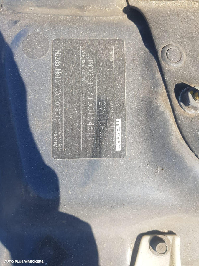 2005 Mazda 6 Rear Garnish