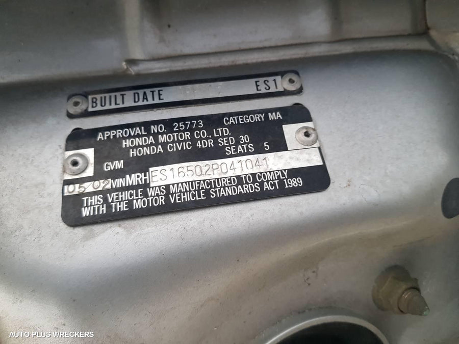 2002 Honda Civic A C Condenser