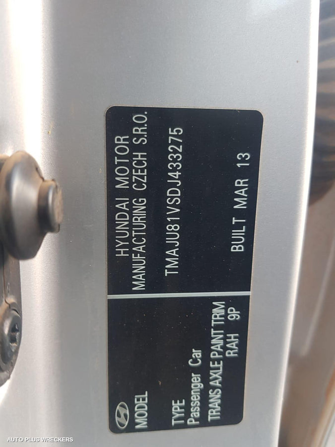 2013 Hyundai Ix35 Intercooler