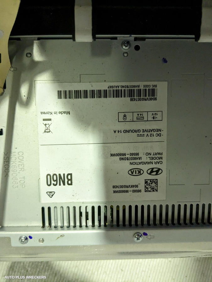 2018-2021 Kia Cerato Radio Cd Dvd Sat Tv