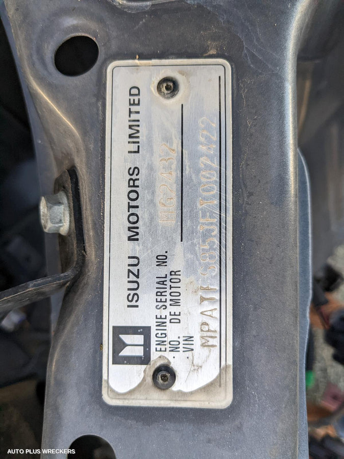 2014 Isuzu Dmax Trans Gearbox