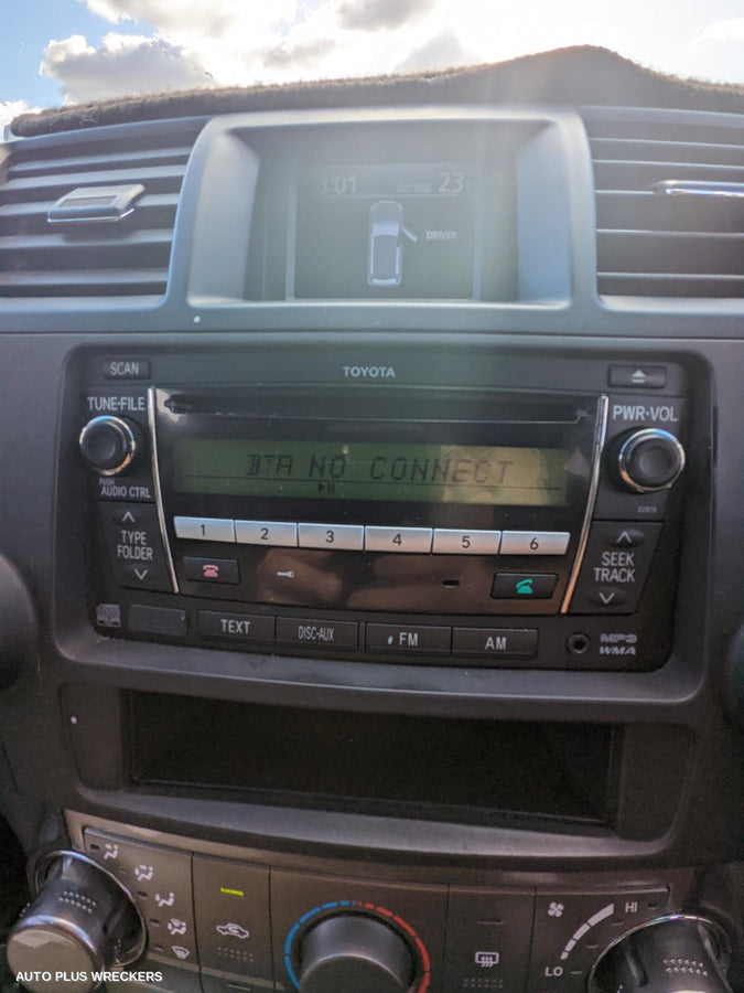 2012 Toyota Kluger Radio Cd Dvd Sat Tv