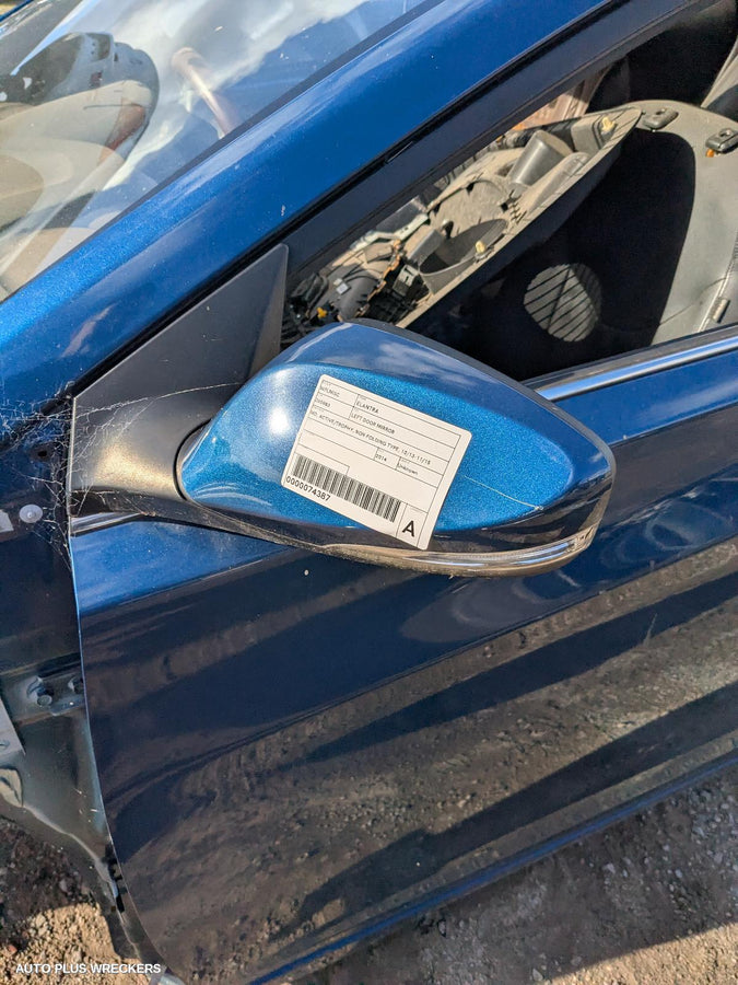 2014 Hyundai Elantra Left Door Mirror