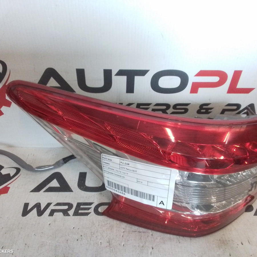 2012-2017 Nissan Pulsar Left Taillight