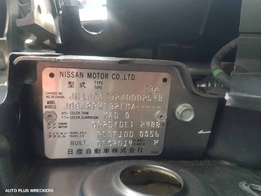 2014 Nissan Xtrail Left Rear Wnd Reg Motor
