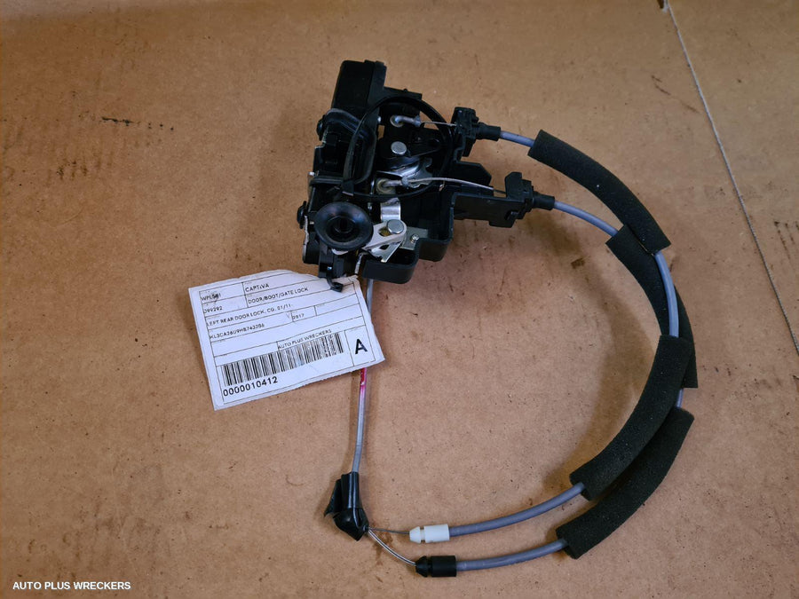 2017 Holden Captiva Door Boot Gate Lock