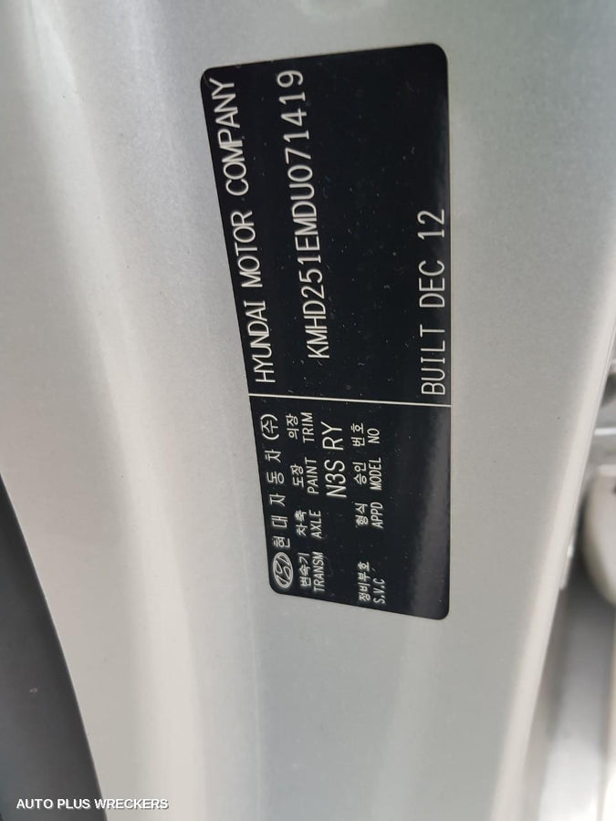 2013 Hyundai I30 Jack Tool Kit