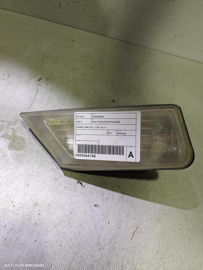 2011 Jeep Cherokee Right Indicator Fog Side