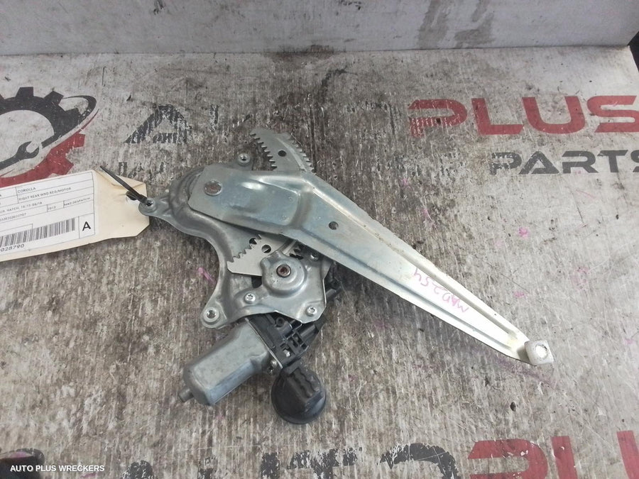 2012-2018 Toyota Corolla Right Rear Wnd Reg Motor