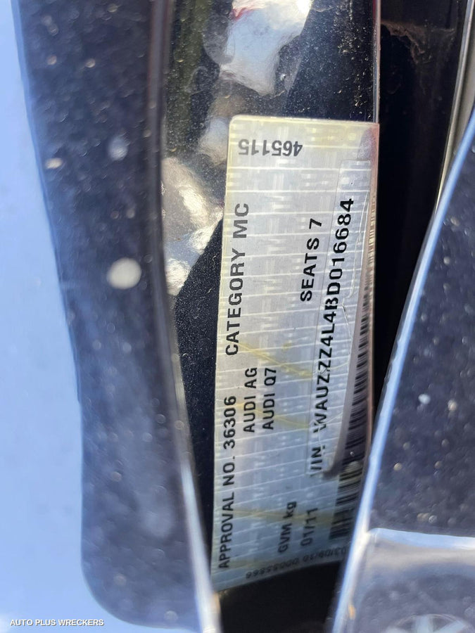 2011 Audi Q7 Caliper