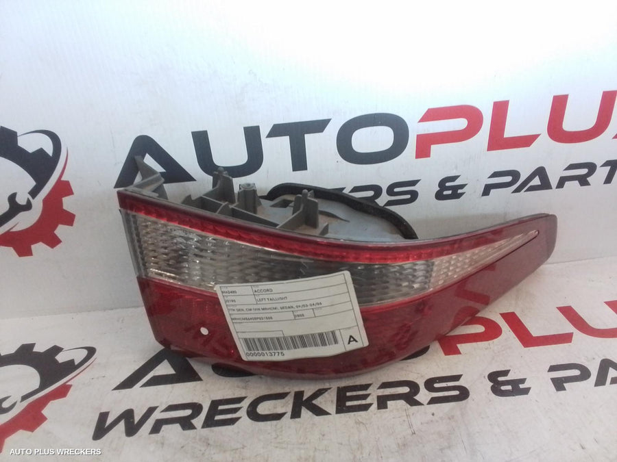 2005 Honda Accord Left Taillight