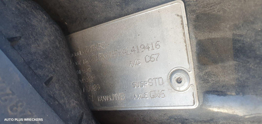 2009 Holden Commodore Washer Bottle