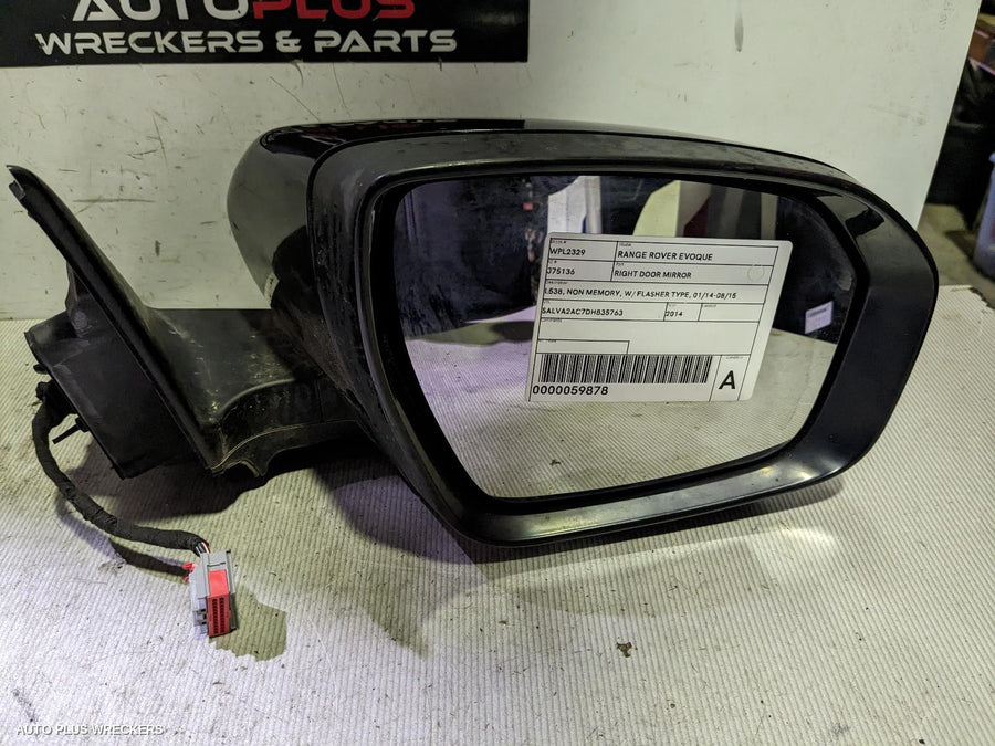 2014-2015 Land Rover Rangerover Evoque Right Door Mirror