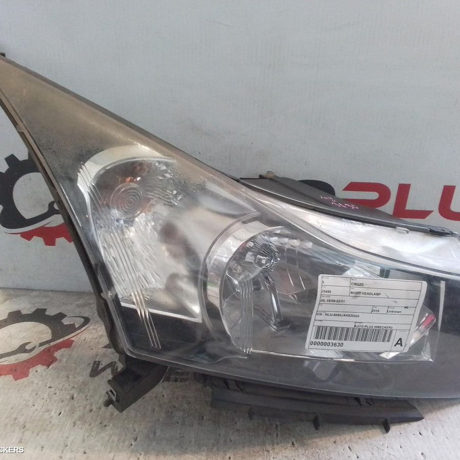 2009-2011 Holden Cruze Right Headlamp