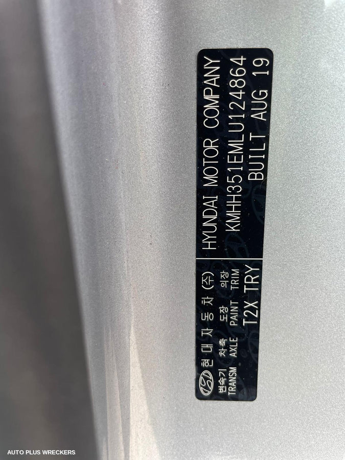 2019 Hyundai I30 Catalytic Converter