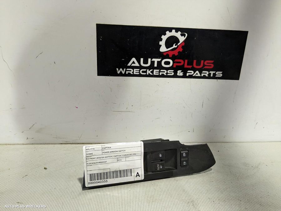 2016 Holden Captiva Pwr Dr Wind Switch