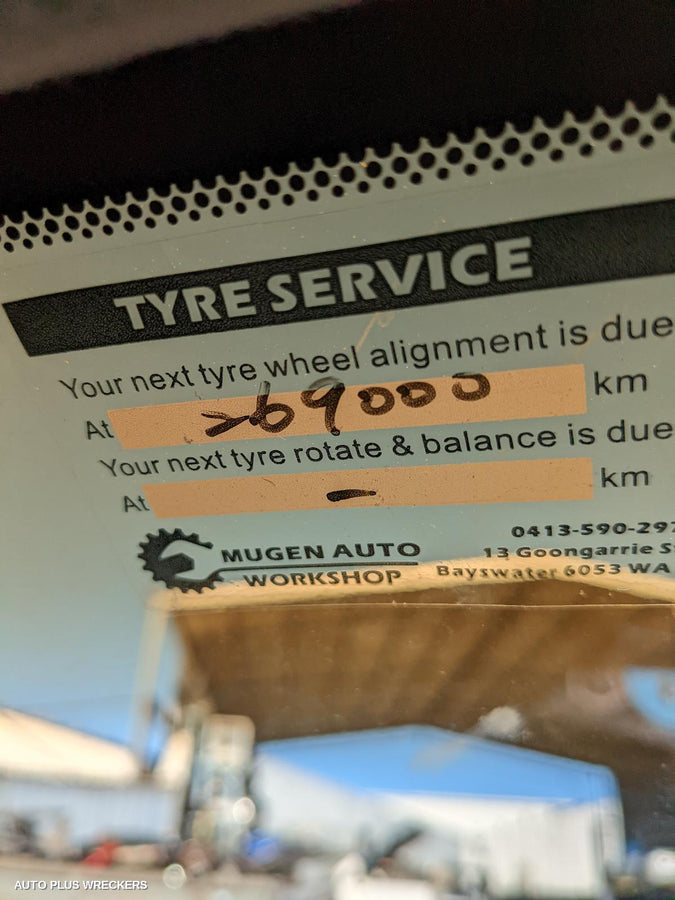 2008 Toyota Camry Sunvisor