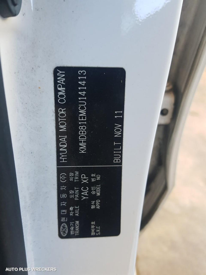 2012 Hyundai I30 Rear Bumper