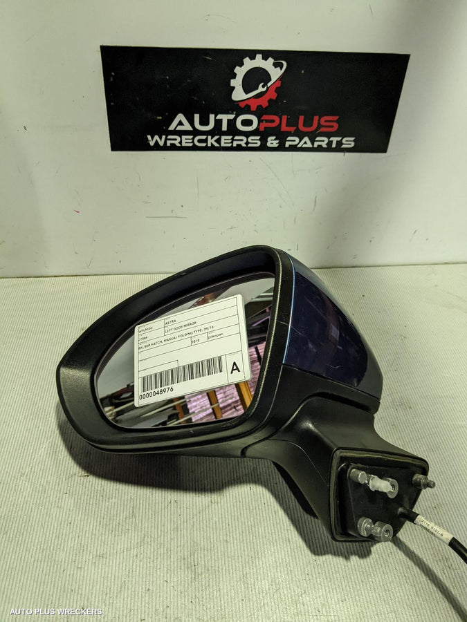 2018 Holden Astra Left Door Mirror