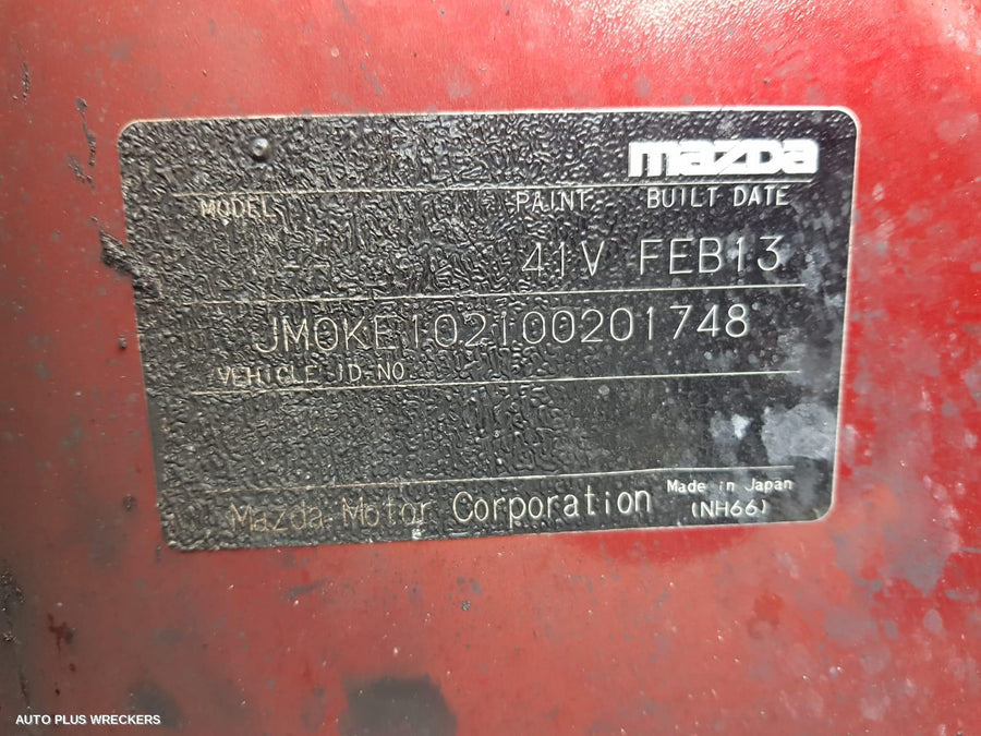 2013 Mazda Cx5 Left Driveshaft