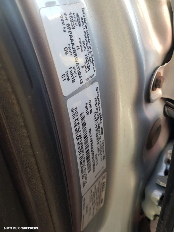 2010 Ford Falcon Right Taillight