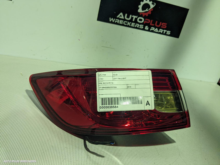 2015 Renault Clio Left Taillight