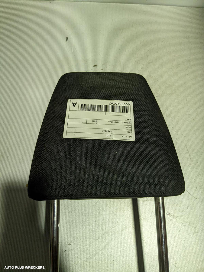 2017 Toyota Hilux Headrest
