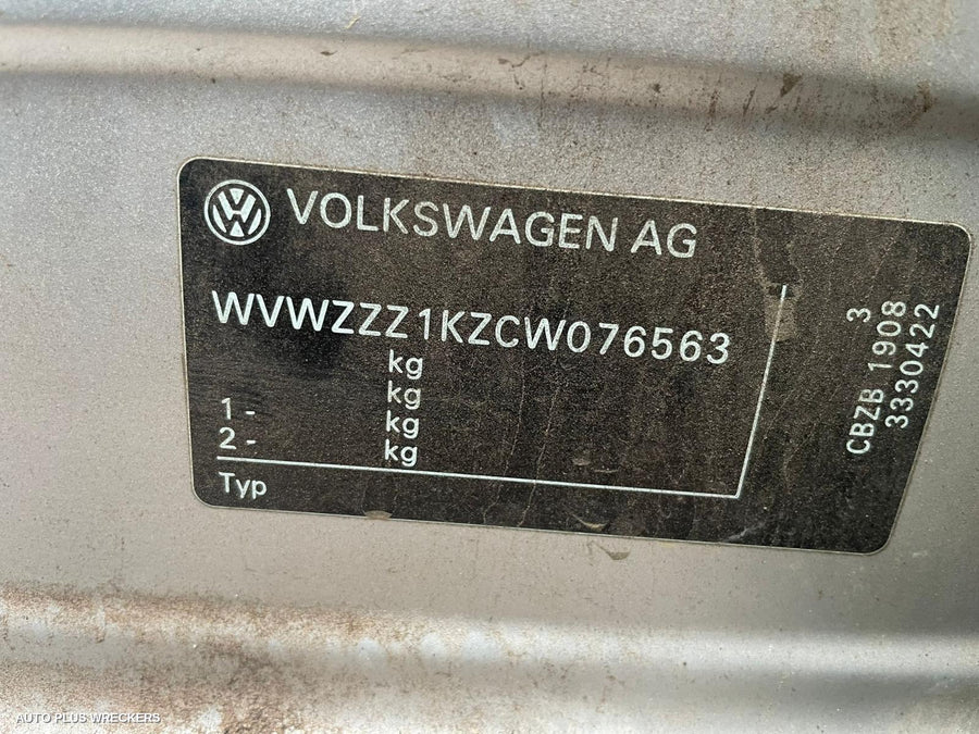 2012 Volkswagen Golf Door Boot Gate Lock