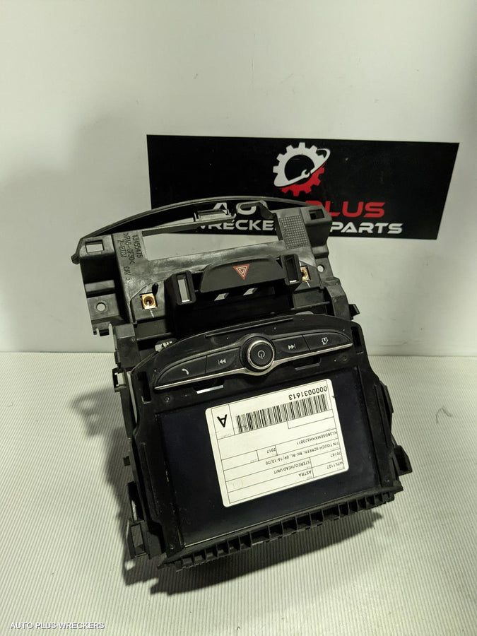 2017 Holden Astra Radio Cd Dvd Sat Tv