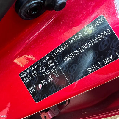 2013 Hyundai Veloster Sunvisor