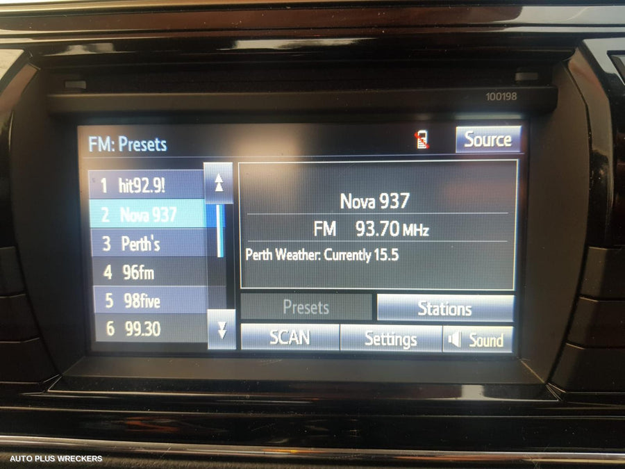 2016 Toyota Corolla Instrument Cluster