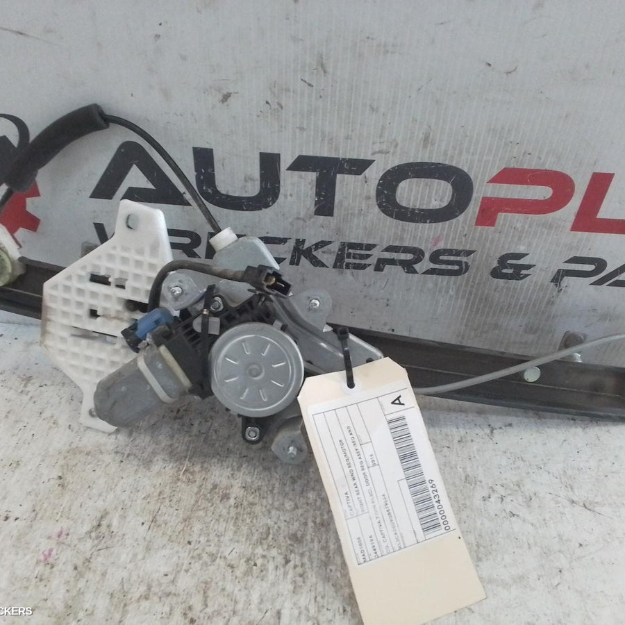 2009-2018 Holden Captiva Right Rear Wnd Reg Motor