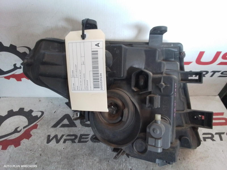 2007 Nissan Navara Left Headlamp