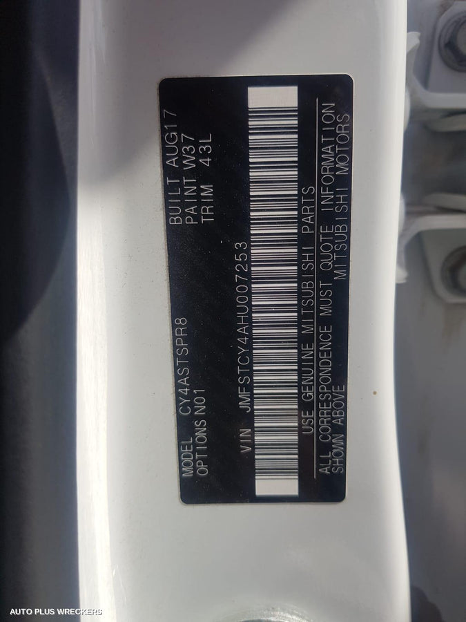 2017 Mitsubishi Lancer Abs Pump Modulator