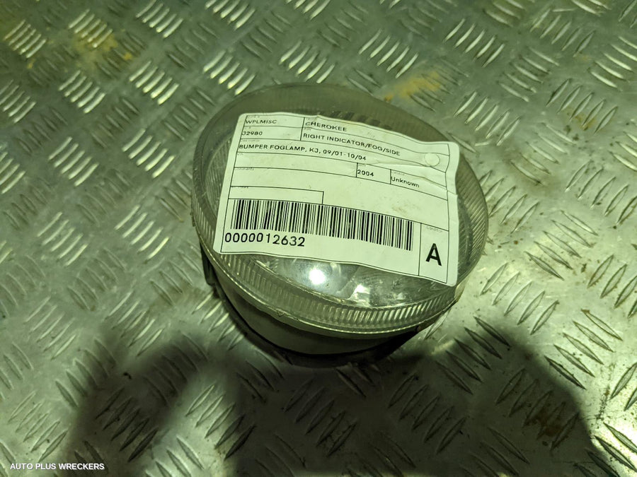 2004 Jeep Cherokee Right Indicator Fog Side