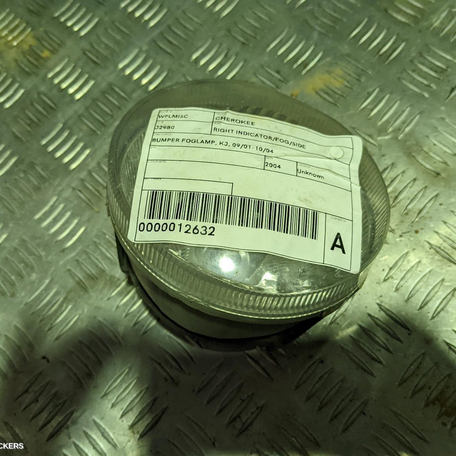 2004 Jeep Cherokee Right Indicator Fog Side