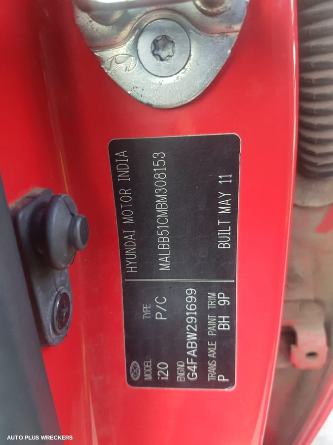 2011 Hyundai I20 Column