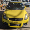 2010 Suzuki Swift Left Rear 1 4 Door Glass