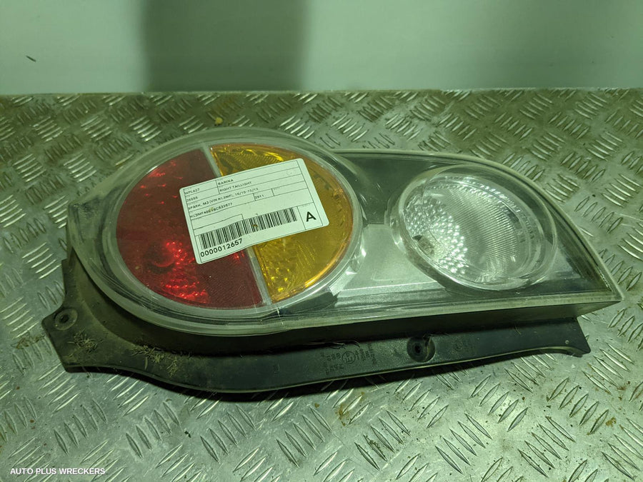 2011 Holden Barina Right Taillight