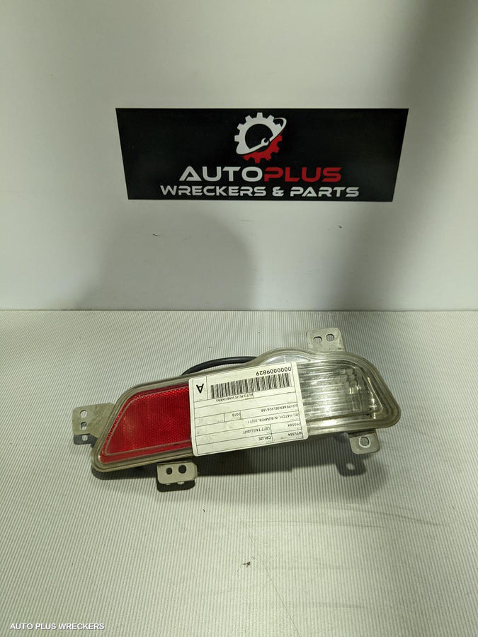 2013 Holden Cruze Left Taillight