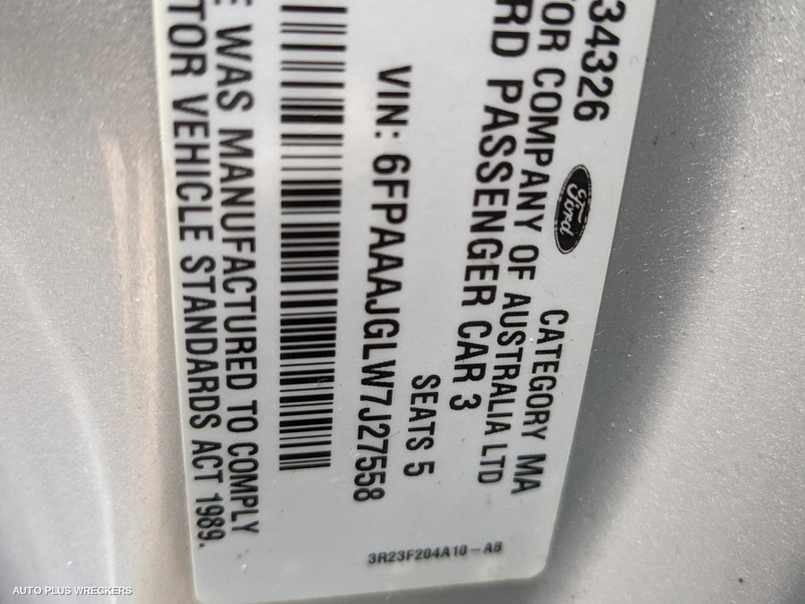 2007 FORD FAIRLANE LEFT FRONT DOOR