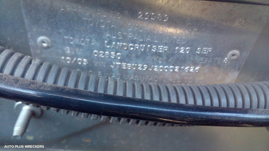 2003 Toyota Prado Radiator Support