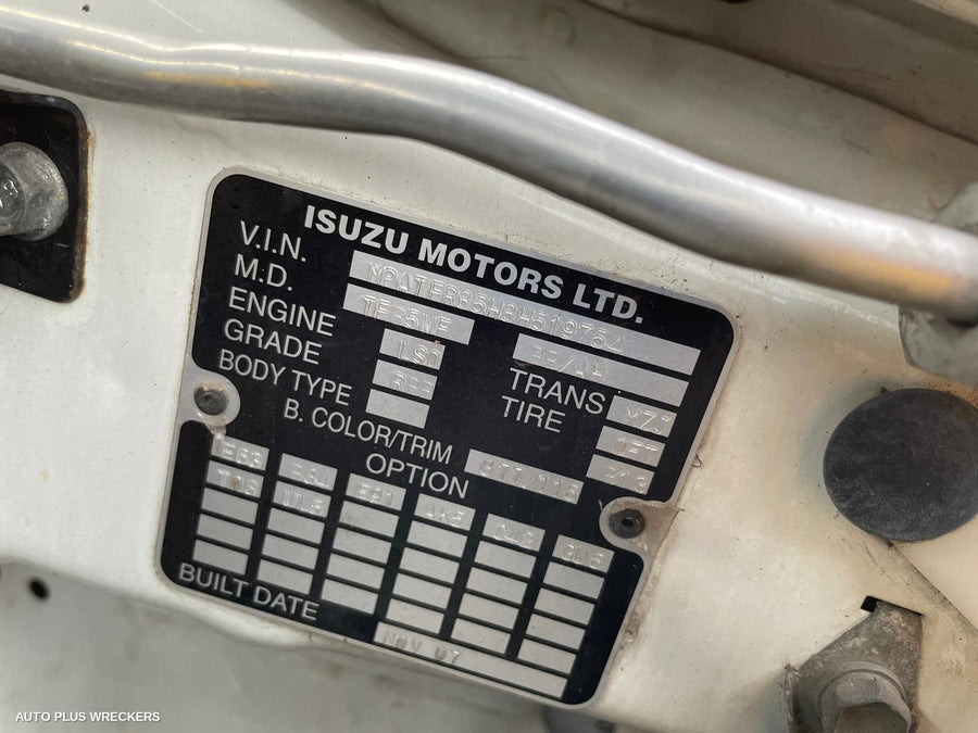 2008 Holden Rodeo Air Flow Meter