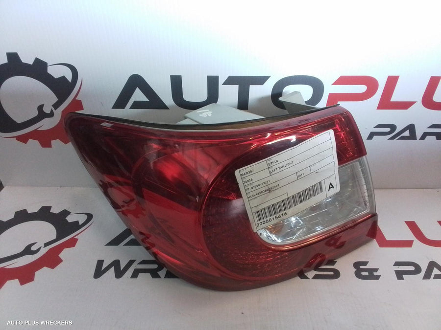 2011 Holden Epica Left Taillight