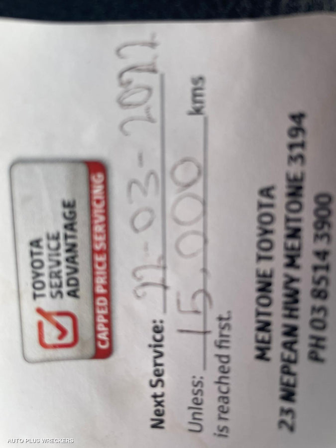 2021 Toyota C-hr Radio Cd Dvd Sat Tv