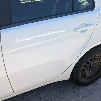 2013 MITSUBISHI LANCER LEFT REAR 1 4 DOOR GLASS