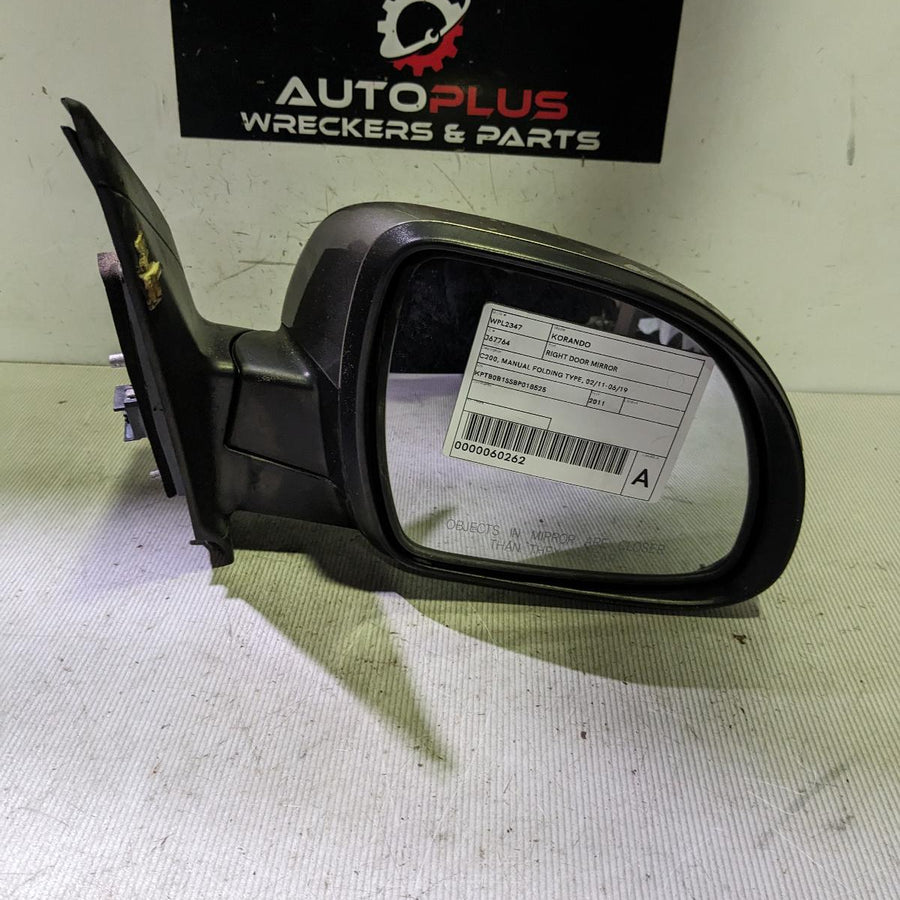 2011-2019 Ssangyong Korando Right Door Mirror
