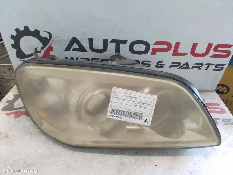 2006 Holden Captiva Right Headlamp