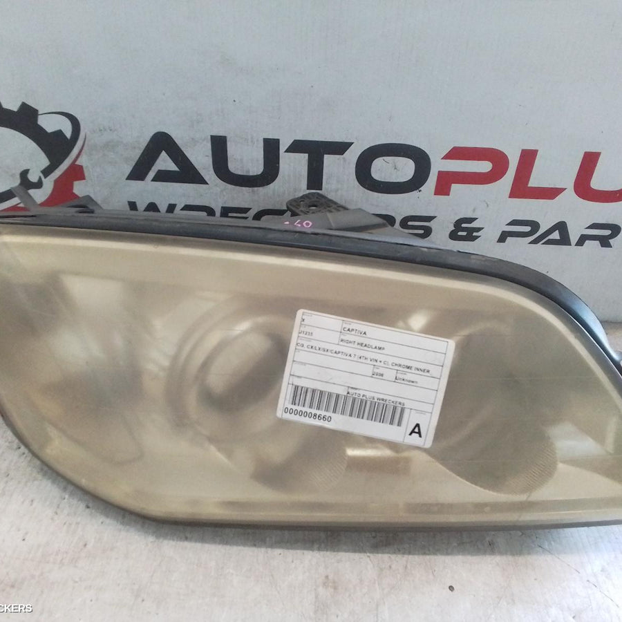 2006-2011 Holden Captiva Right Headlamp